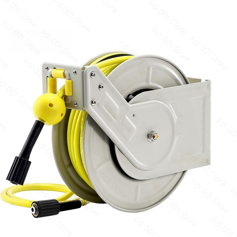 Reel Oil - ม้วนสายยางอัตโนมัติแบบยืดหดได้พร้อมสปริง สำหรับใช้งานในอุตสาหกรรมน้ำและน้ำมัน