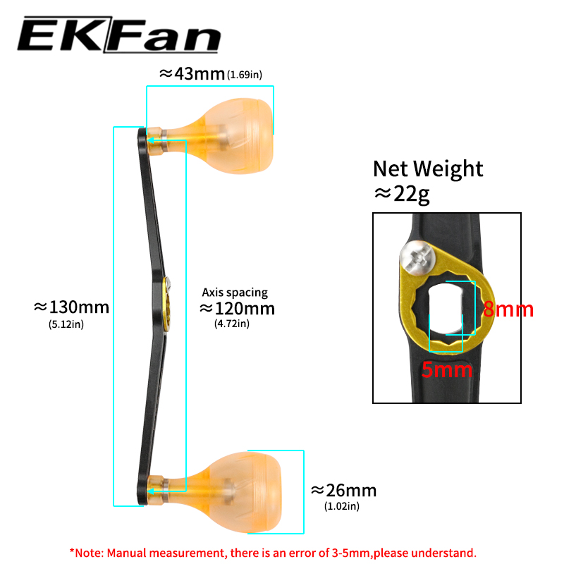 EKFan 130MM Ultralight จับโลหะ - Reel Oil บทวิจารณ์และราคา